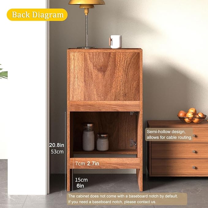 Robot Vacuum Stand Cabinet,Storage Cabinet with Doors and Drawers for Robot Vacuum Cleaner,Wood Bathroom Cabinet,Side Table for Living Room, Home Office(White,H100cm/39.3in)