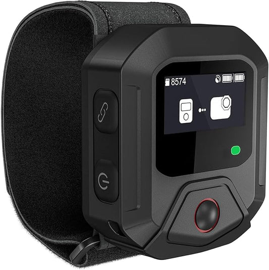 YDW GPS Bluetooth Remote Control for Insta360 Cameras (X5/X4/X3/Go 3S/ACE pro 2/ACE Pro/ONE X2) - 25M Range Smart Action Accessories, GPS Bluetooth 5.0 Smart Remote Control Accessories (Black)