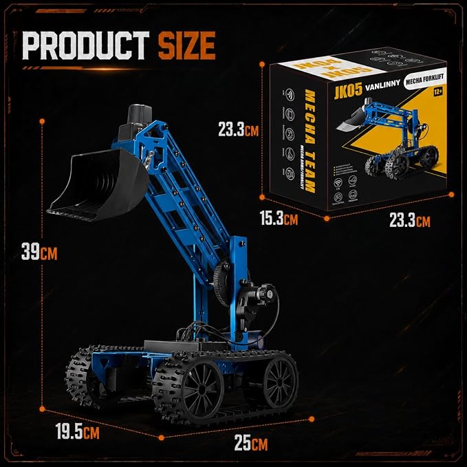 Robotic Arm Kit, Robot Kit for Kids Age 8+,STEM Building Toys 4-DOF Electronic Programming DIY Robots for Boys and Girls, Educational Science Projects,Cool Xmas Birthday Gifts for Kids.