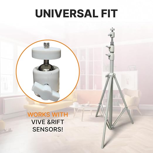 Skywin VR Tripod Stand for HTC Vive Base Station - 2 Adjustable Stands | Stable Tracking, Compatible with HTC Vive, Sensor Stand & Base Station Mount for Vive Sensors or Oculus Rift Constellation