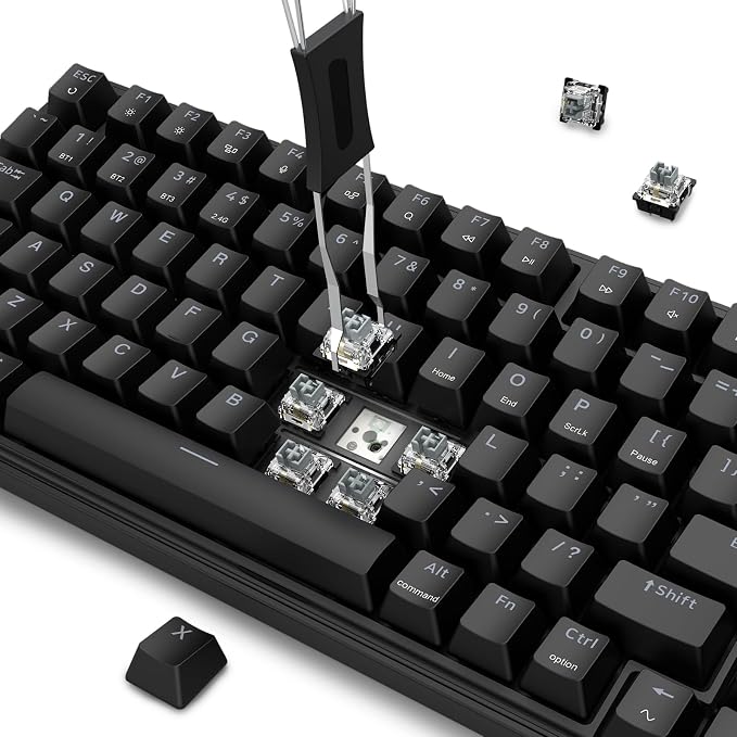 Redragon S162 3-Mode Wilreess Gaming Keyboard & Mouse Combo, 99 Keys K744 RGB GamingKeyboard and 8000 DPI M693 Gaming Mouse Bundle
