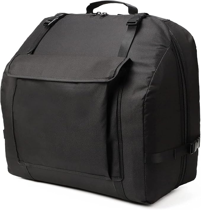 Accordion Case - Gig Bag for 120 Bass Accordion - Straps & Accessories - Soft Case (20.5 x 17 x 9.8 in)