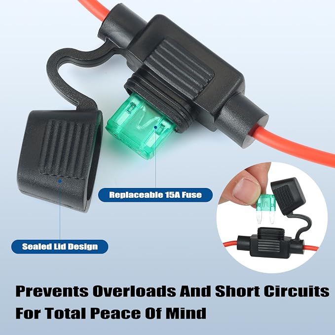 Starlink Mini 12V Adapter [Supports up to 150FT Cable] 12V/24V to 30V 3.5A DC Boost Converter for Starlink Mini, Power Cable with Female Plug 9-28V for Off-Road,RV, Marine,Outdoor(Silver, 30, Volts)