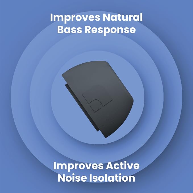 Foam Masters Ultra-Premium Memory Foam Ear Tips for AirPods Pro 1st & 2nd Gen | 3 Pairs | New Ver. | Secure Fit | Super Comfort | Better Noise Cancel | Replacement Buds (Small, Space Gray)