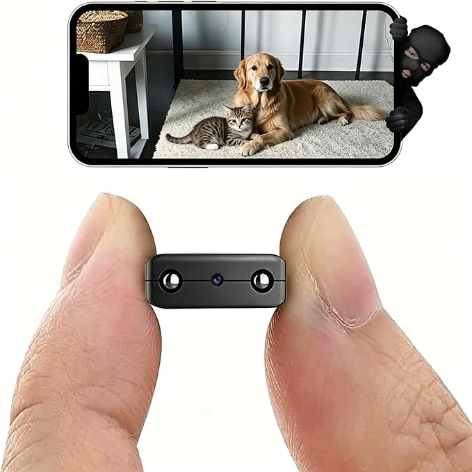 Small Cameras Hidden Camera Wireless Outdoor WiFi Camera Mini Cam Small Wireless Home Security Camears Nanny Cam Wireles Cameras Night Vision, Motion Detection WP