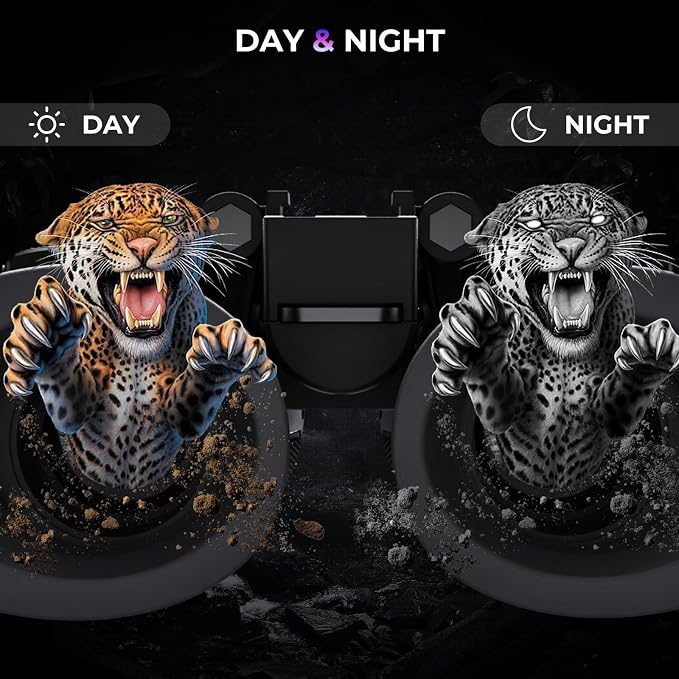 GOYOJO 4K Head-Mounted Night Vision Goggles & Binoculars – Infrared NVG with 4 Color Vision, Manual Focus & 8X Digital Zoom for Hunting, Camping, and Outdoor Surveillance