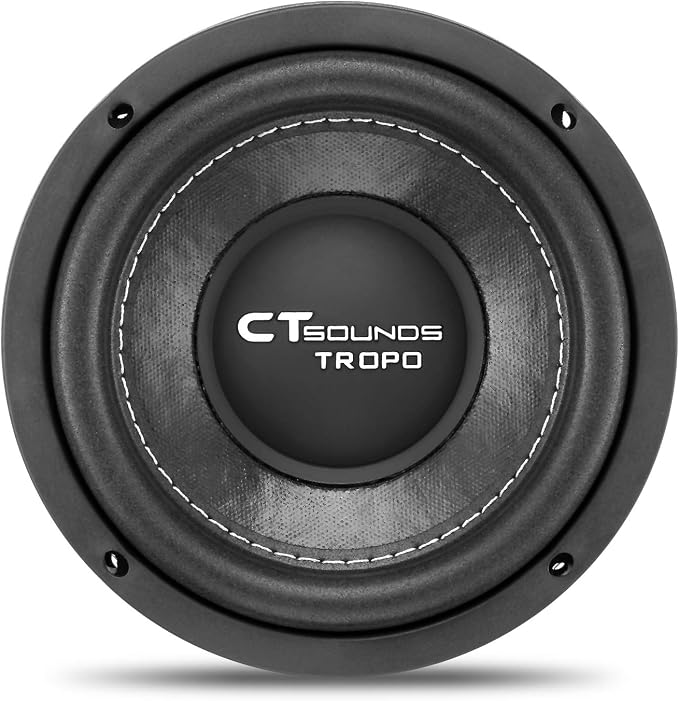 CT Sounds TROPO-6.5-D4 400 Watts Max 6.5 Inch Car Subwoofer Dual 4 Ohm