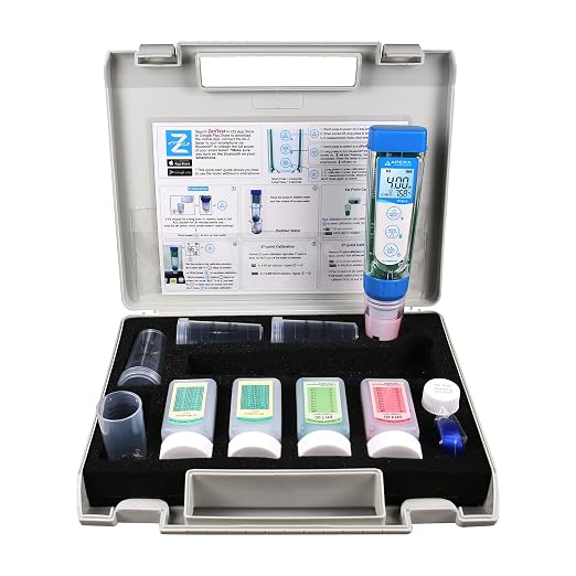 Apera Instruments PC60-Z Bluetooth Multi-Parameter pH/Conductivity/TDS/Salinity/Resistivity Smart Meter Tester Powered by ZenTest Mobile App with Cloud-Based Datalogger