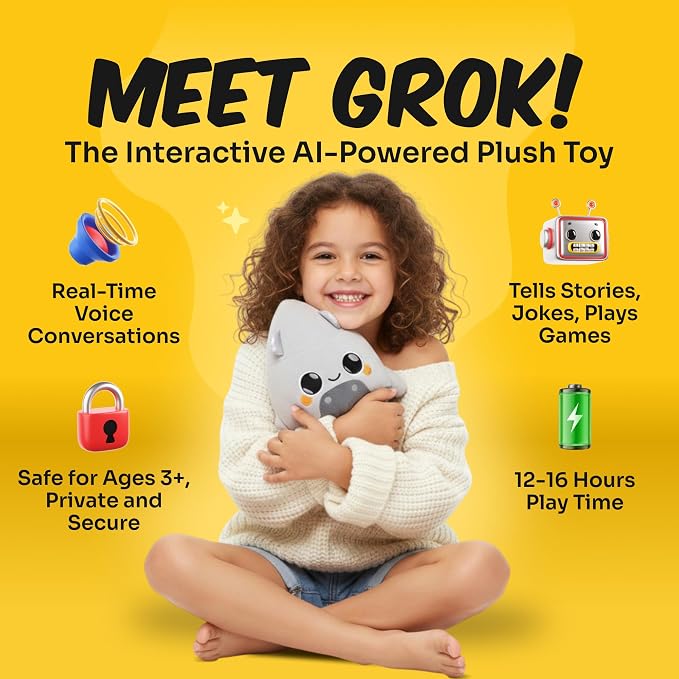 CURIO Interactive AI Learning Toy, Voice-Powered, WiFi Connected, Ages 3+ (GROK)