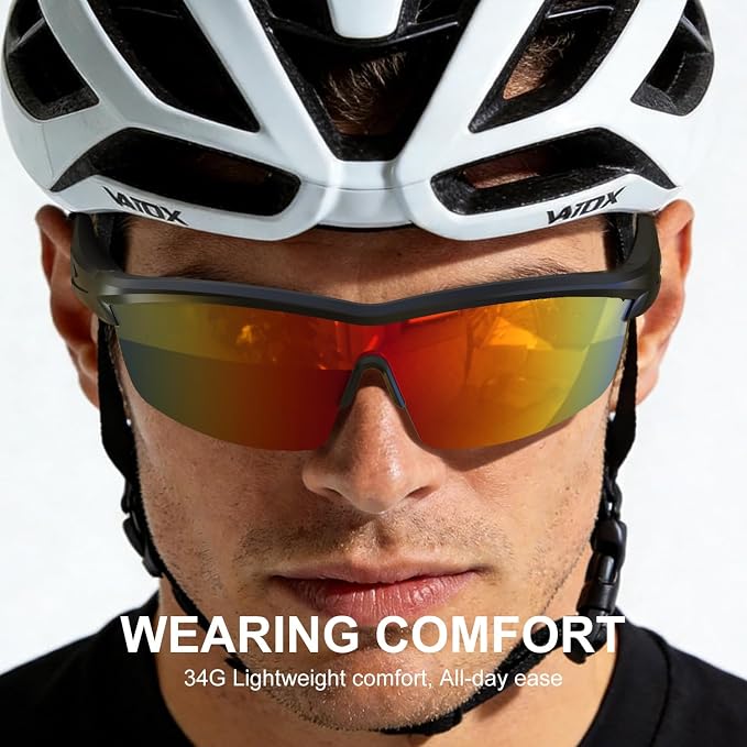 Bluetooth Audio Smart Glasses for Cycling Running Driving | Polarized Sports Sunglasses with Open-Ear Speakers, Hands-Free Calls, Voice Assistant, UV Protection, IPX5 Waterproof for Hiking Fishing