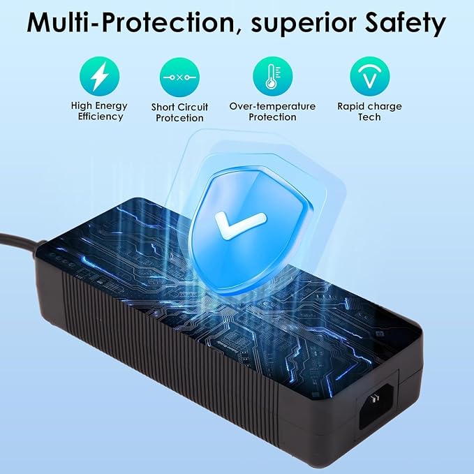 Power Supply Adapter 4-Pin 48V 3.75A Compatible with Swann NVR16-8580 16 Ch 4k Network Video Recorder Ultra HD CCTV Security System NVR16-8580RN NVR-168580,FJ-SW2028A48003850,FJ-SW2028A48003750