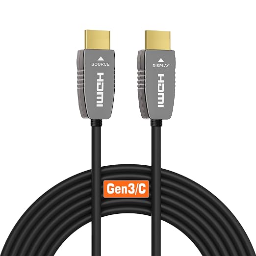 RUIPRO 8K HDMI Fiber Optic Cable CL2 Rated 6 Feet 48Gbps 8K60Hz 4K120Hz Dynamic HDR eARC HDCP2.2/2.3 for RTX4080/4090/3080/3090, Xbox S/X, PS5/4, AVR, Projector, LG/Samsung/Sony TV