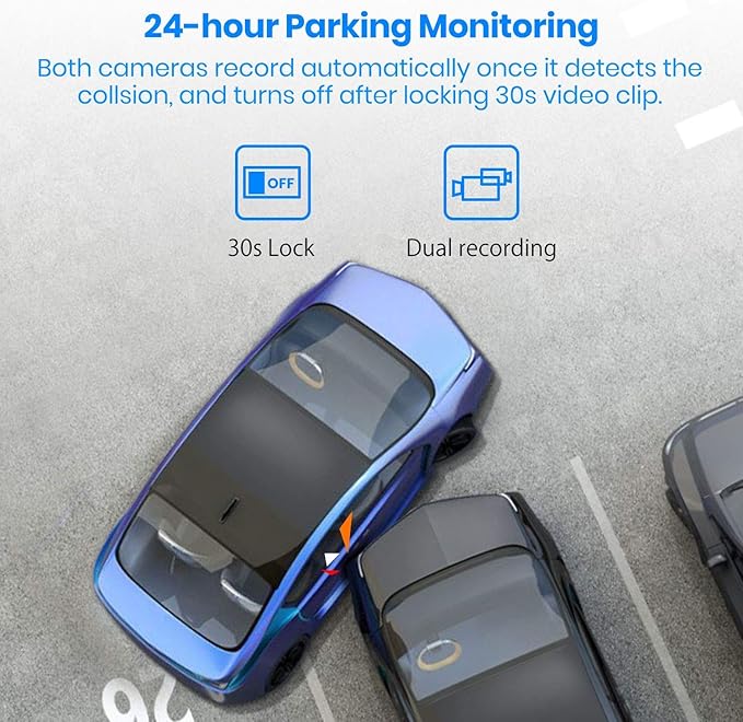 AUTO-VOX V5PRO 1080P 9.35'' OEM Rear View Mirror Camera, Full Laminated Ultrathin Touch Screen Mirror Dash Cam Front and Rear with No Glare, Super Night Vision Car Backup Camera Mirror
