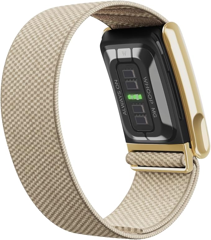 WHOOP 5.0/MG SuperKnit Luxe – Performance Accessory for Health, Fitness, & Wellness Wearable – Premium Metals – Not Compatible with Gen 4