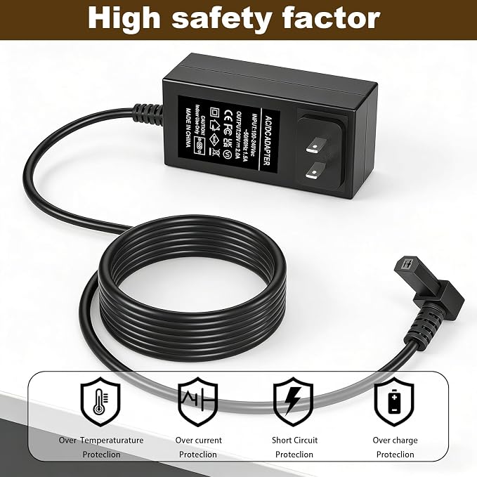 KDDY008M Power Adapter Compatible with Kaidi Replace ZBHWX-A290020A W52RA73-290018 HXY-270V2220A KDDY001 KDDY008 KDDY008F Recliner Sofa Lift Chairs Power Supply Cord Charger