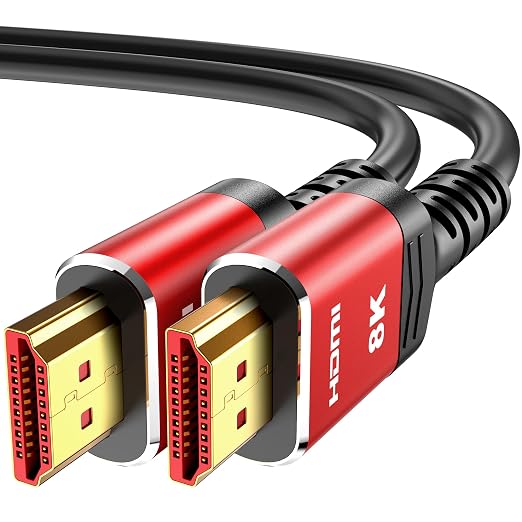 Highwings Long HDMI Cable 15 FT, 4K 8K 10K HDMI 2.1 Cord Ultra High Speed [in-Wall CL3 Rated, 8K@60Hz 4K@120Hz Video 48Gbps], Fit, Durable, Flexible, eARC, HDCP, Compatible for Ethernet SoundBar