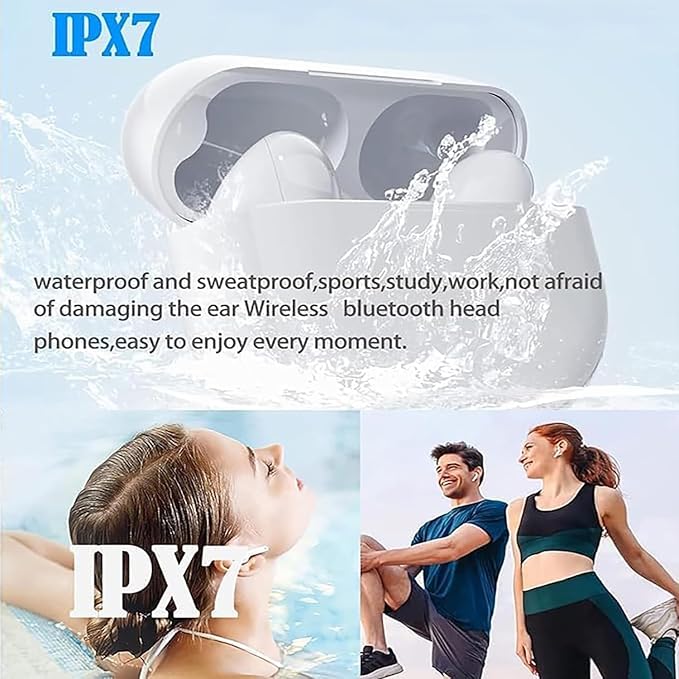 Wireless Earbuds Bluetooth 5.3 Headphones Noise Cancelling Air Buds Pods (2nd) 3D Stereo Ear pods in-Ear Ear Buds with Deep Bass Earphones Sport Headsets for Android/Samsung/Apple iPhone