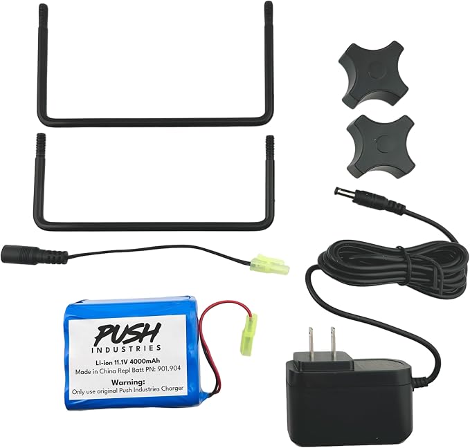 Push Industries 901.901 Vortex Kennel & Crate Fan Powered by 120V or Inc. Rechargable Battery - Multi Speed (Each)