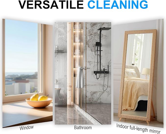 Window Cleaning Robot, Ultra-Thin Design, 5600PA Suction, Automatic Smart Vacuum for Glass, Tiles (Grey)