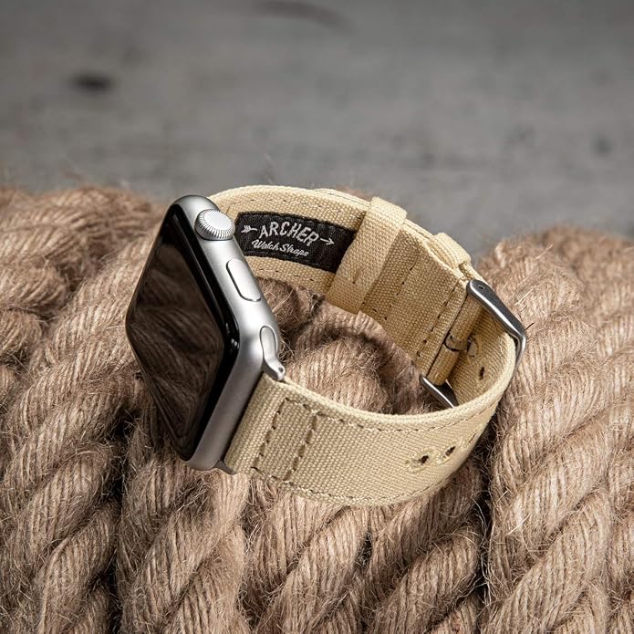 Archer Watch Straps - Canvas Straps for Apple Watch