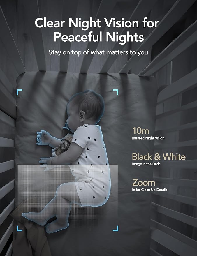 GNCC 2.4GHz Indoor Security Camera, 1080P Home Camera for Pet Monitoring, Motion Detection, Two-Way Audio, IR Night Vision, Easy Install, Cloud Storage Subscription Required, No 5GHz Support(2-Pack)