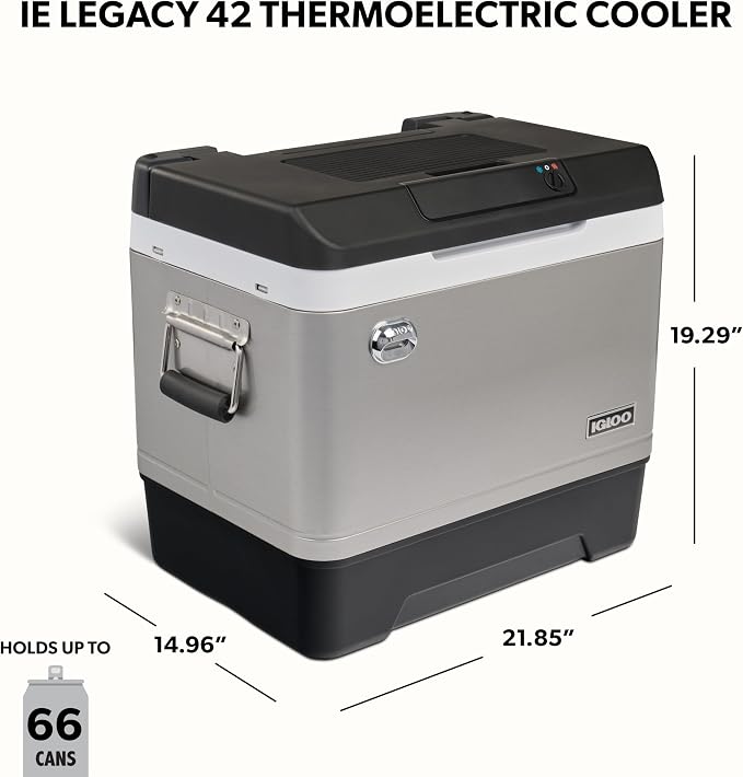 Igloo Thermoelectric Cooler & Warmer | 12V Portable Cooler for Truck, RV, Car & Home