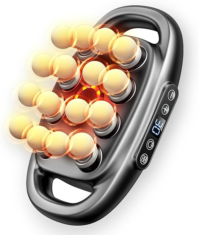16 Head Massage Gun Deep Tissue - 2026 Upgrade 16-Drive Percussion Muscle Massager with 3 Modes & 30 Intensities, Portable Quiet Massager for Legs, Waist, Back, Neck, Shoulder, Muscles Pain Relief