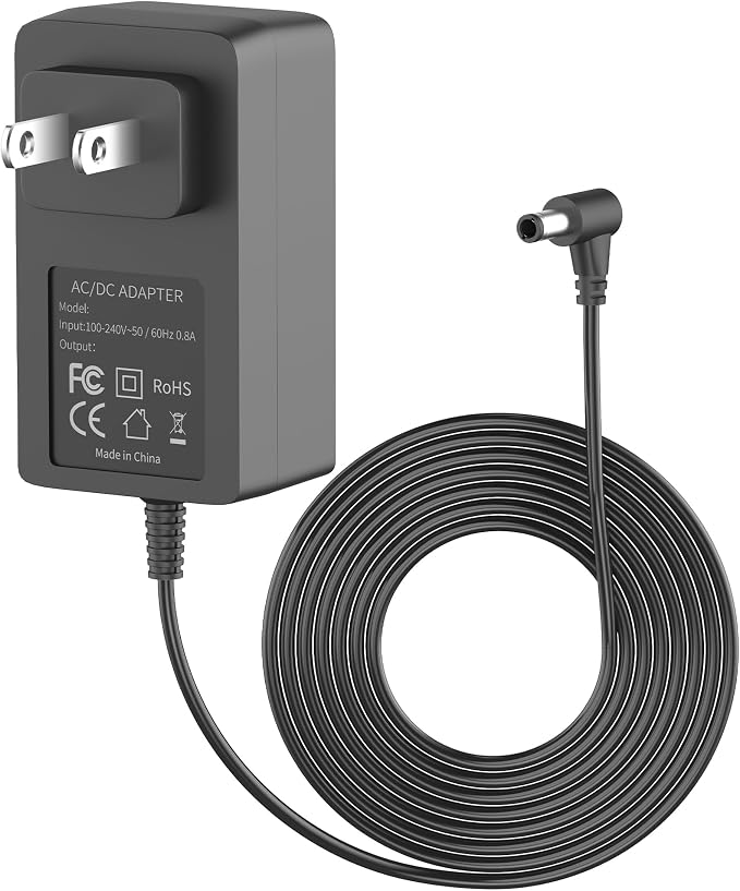 24V KNKA Air Purifier Charger Replacement Compatible with APH4000, Power Cord AC Adapter for KNKA APH4000 HEPA Air Cleaner