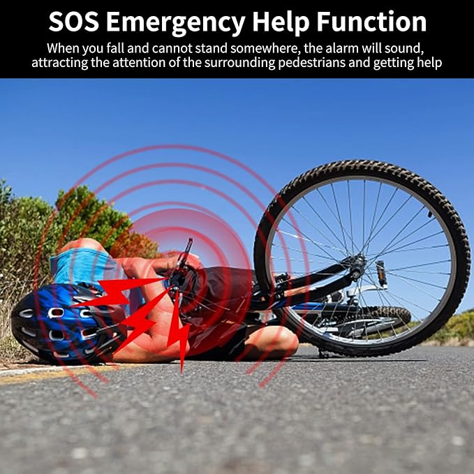 3 Pack Vibration Sensing Bike Alarm with Remote, 113db Loud Bicycle Alarm System Anti Theft, Wireless Motorcycle Alarm for Electric Bike Tricycle Mobility Scooter Ebike Cycling Security
