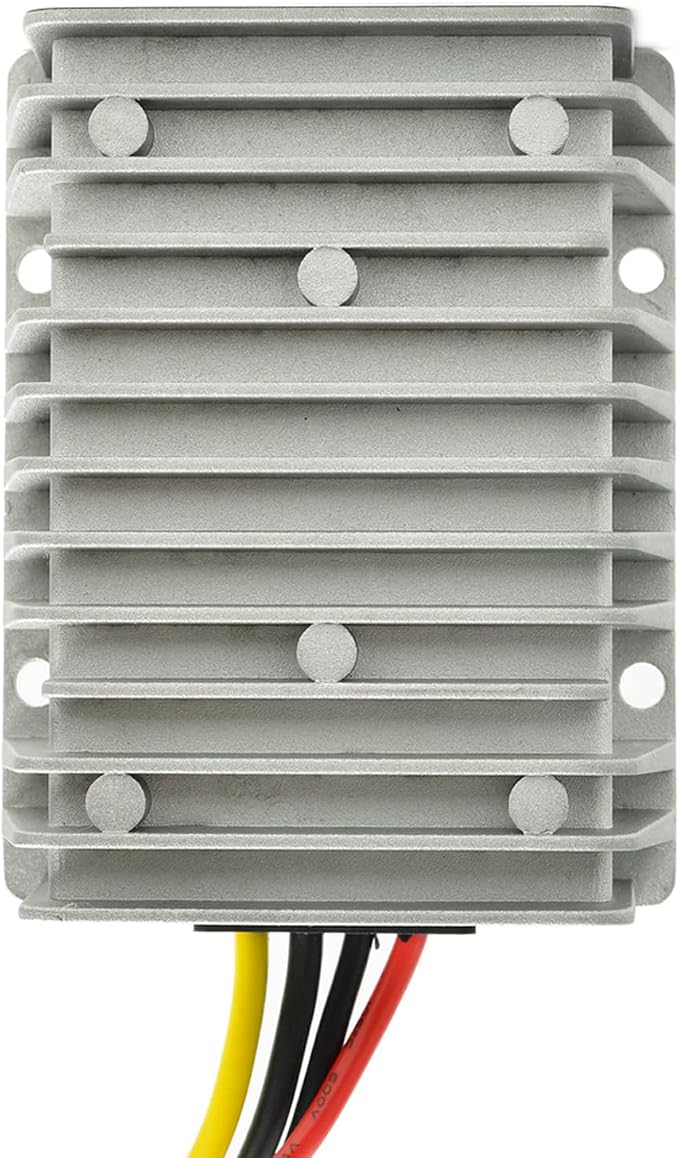 Voltage Reducer 36V 48V Step Down to 24V 30A 720W, Waterproof Big-Size DC Converter, High-Power Power Supply Module Buck Transformer for Golf Cart, Forklifts, Car