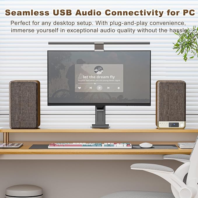 Active Bookshelf Speakers, 60W Powered Record Player Speakers with 3.5 Inch Woofer, Turntable Speakers with AUX/RCA/BT Input, Home Stereo Speakers Wired for Vinyl Player Desktop PC