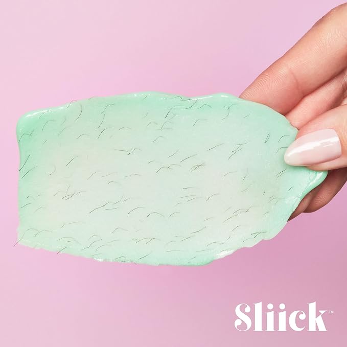 Sliick At Home Waxing Kit for Women, Pink – Coconut Melon, Hard Wax Kit for Hair Removal, Microwave Melting Cup, Applicator & Beads, At Home Wax Set