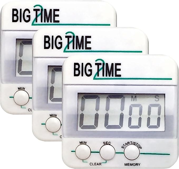 Ashley Productions Big Time Too Up/Down Timer, Pack of 3