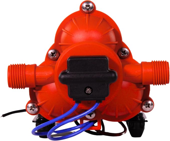 SEAFLO 33W Series 12V DC Brushless Automatic Demand Diaphragm Water Pressure Pump, 3.0 GPM, 45 PSI, Ultra Quiet Operation, Self-Priming, Overload Protection, NSF & UL Certified, 4 Year Warranty