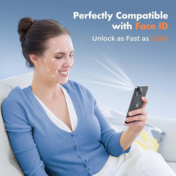 UNBREAKcable 3-Pack Screen Protector for iPhone 15, Double Shatterproof Tempered Glass [Easy Installation Frame] [99.99% HD Clear] [9H Hardness] [Full Coverage] [Case Friendly] for Apple 15 6.1 inch
