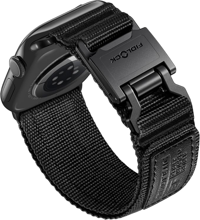Bandletic Compatible with Apple Watch Series 11 10 46mm Bands for Men, Nylon Sport Strap with Magnetic Fidlock Hook Buckle for iWatch Ultra 3/2/1(49mm), Series 9/8/7(45mm), SE/6/5/4(44mm), 3/2/1(42mm)