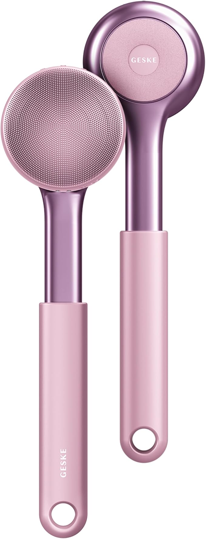 GESKE Sonic Full-Body Brush & Intensive Exfoliator | 8 in 1 | Electric Body Cleansing Brush | With SmartSonic Pulsations | Deep Cleansing, Exfoliation, Massage | Extendable Handle | Rough Skin Remover