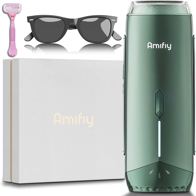 Ice Cooling IPL Home Use Hair Removal Device, Laser Hair Removal Machine Painless Epilator for Women Men, 3 Energy Levels & 2 Modes, Face Body Use with Razor & Glasses