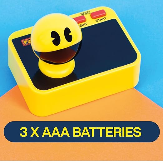 Pac-Man Plug & Play – Retro Gaming Console with Wireless Controller & Classic PAC-MAN Gameplay, Retro TV Game Console – HDMI Arcade Gaming System Plug-and-Play TV Arcade Game for All Ages.