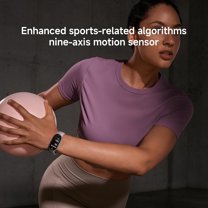 XIAOMI Mi Smart Watch Band 10, 5ATM Waterproof Fitness Step Tracker Sports Digital Smart Watch Health Band for Men Women, 1.72" AMOLED Display, 150+ Sports Modes 24/7 Sleep Monitor (Black)