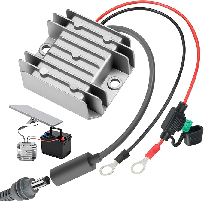 Starlink Mini 12V Adapter [Supports up to 150FT Cable] 12V/24V to 30V 3.5A DC Boost Converter for Starlink Mini, Power Cable with Female Plug 9-28V for Off-Road,RV, Marine,Outdoor(Silver, 30, Volts)