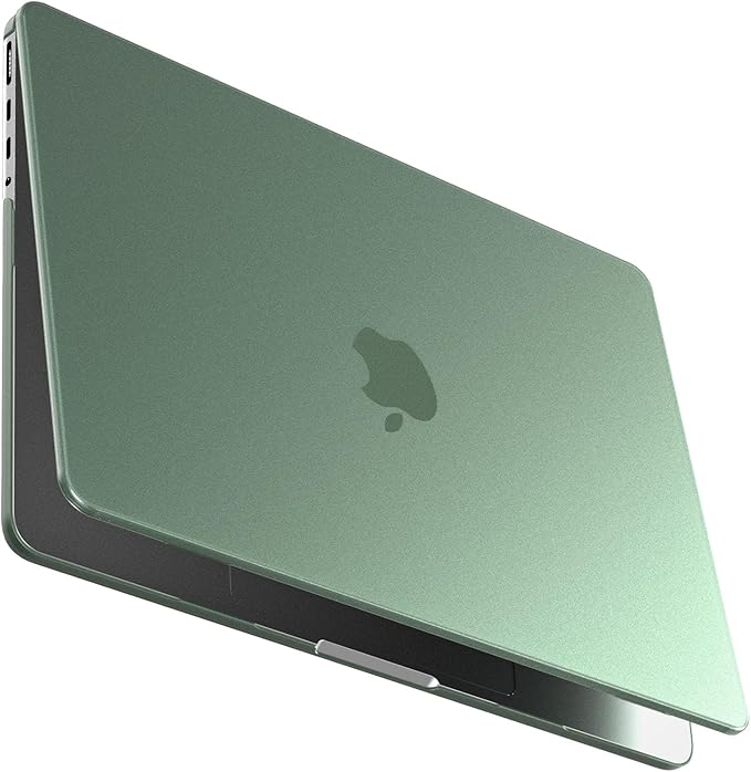 BlueSwan Matte Case for MacBook Pro 14 M5 M4 M3 M2 M1 Pro/Max 2026-2021, Compatible A3426 A3427 A3434 A3401 A3112 A2992 A2918 A2779 A2442, Hard Shell Protective Cover, Matte Midnight Green