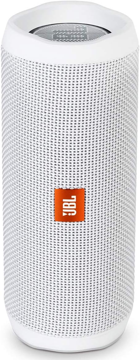 JBL Flip 4 Waterproof Portable Bluetooth Speaker - White