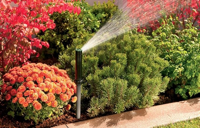 Orbit Sprinkler System Titan Shrub Watering Gear Drive Sprinkler Head with 15-30-Foot Coverage 55045, Pack of 12