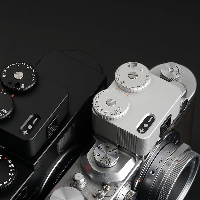 Light Meter II, Real-time Metering Tool, Two Dial to Adjust ISO, Aperture and Shutter Speed, for Older Leicas and Similar Rangefinder Cameras(Silver)