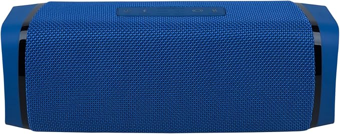 Memphis MFLOWBTB Flow - Wireless Bluetooth & AUX Speaker, IPX7 Water Resistance, Blue