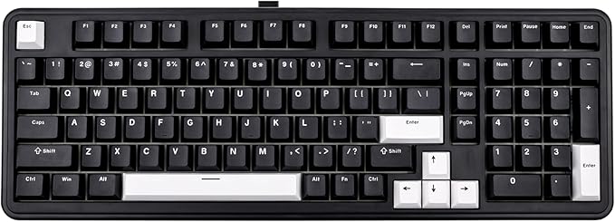 EPOMAKER TH99 Tri-Mode Wireless Mechanical Keyboard with 8000mAh Battery, Hot Swappable Custom RGB Gaming Keyboard with Numpad, Gasket Creamy for PC/Mac/Office (Black, Creamy Jade)