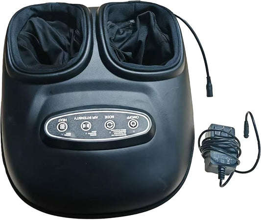 LINGTENG Foot Massager with Heat and Compression Adjustable Pressure and Multiple Modes for Daily