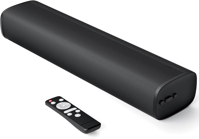 MZEIBO Sound Bar,50W for Smart TV Bluetooth 5.3 Speaker 17 Inch TV Speaker with ARC/Optical/AUX Connections