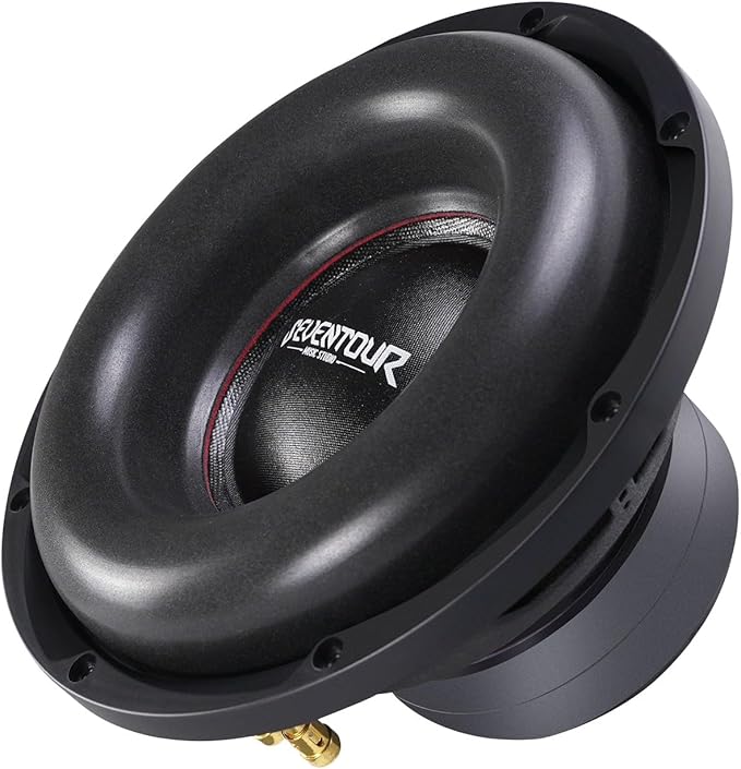 Seventour 10 inch 1200W Max Power Car Audio Dual 4 Ohm Car Subwoofer (10" - Dual 4 Ohm)